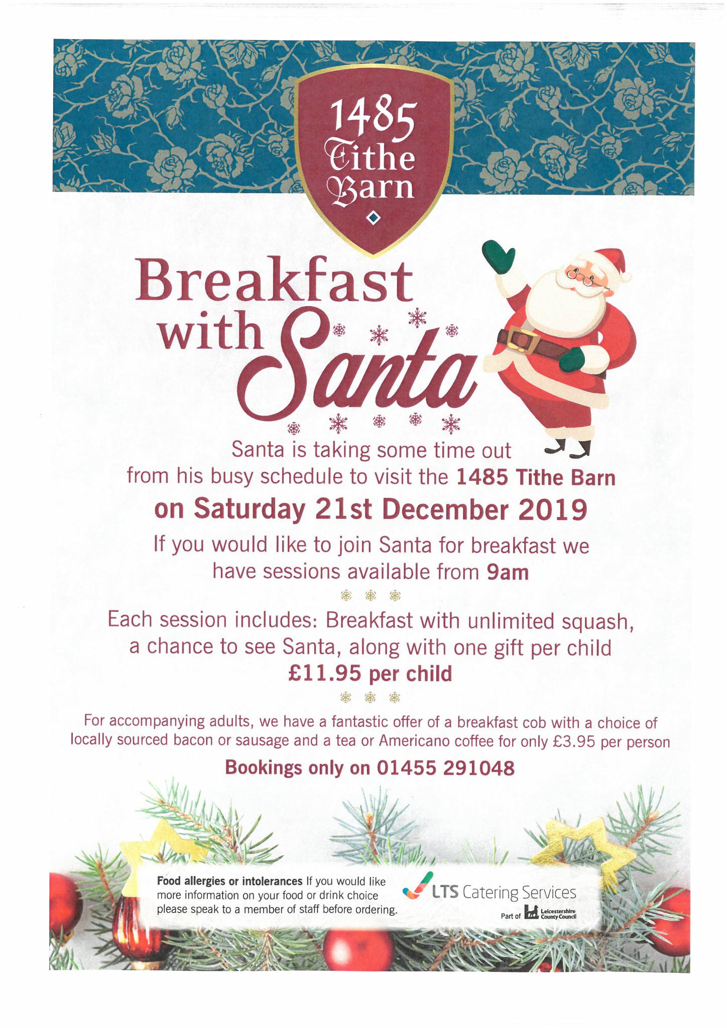 Breakfast with Santa - SOLD OUT
