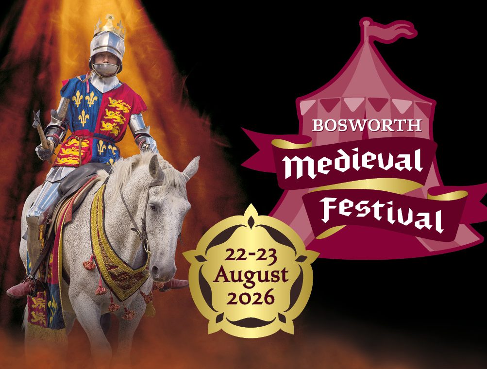 72dpi Z0379 Bosworth Medieval Festival 2026 Web Banner 1300px W X 760px H 1 Aspect Ratio 1055 800