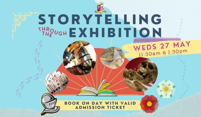 Storytelling Through The Exhibition Poster Facebook Event Cover 1 Aspect Ratio 650 380