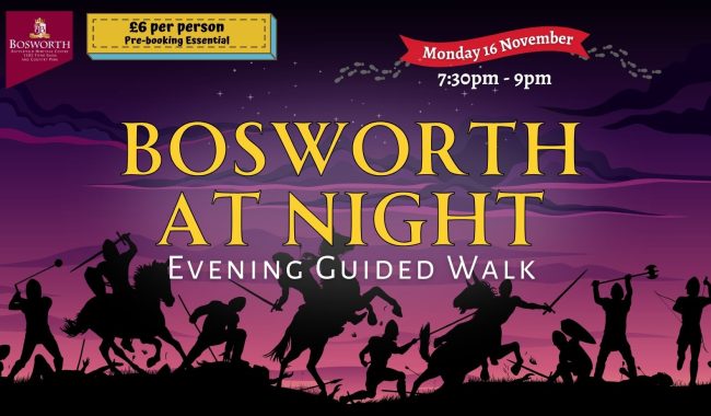 Bosworth At Night Evening Guided Walk Facebook Cover Aspect Ratio 650 380